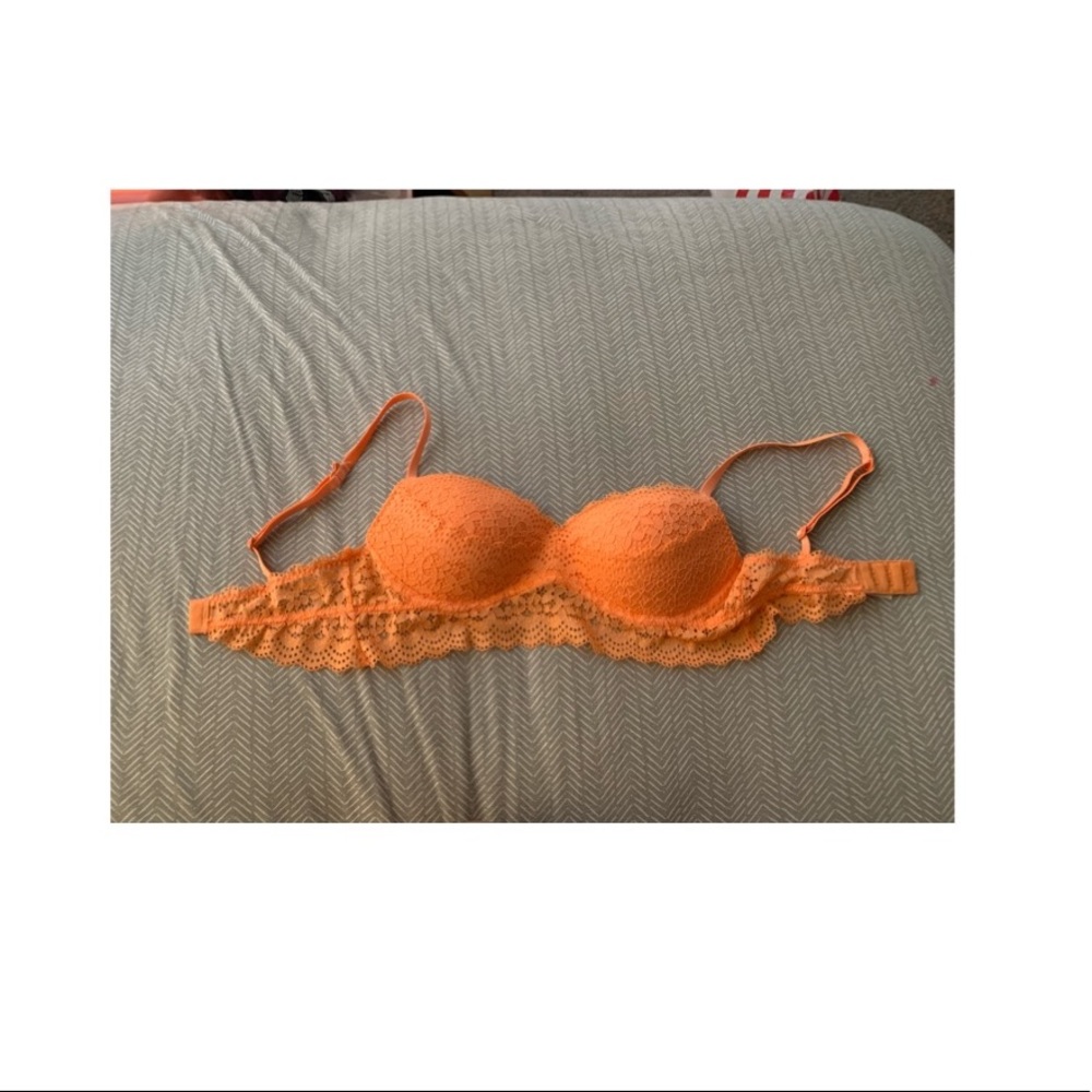 Orange Lace Bra - Xhilaration